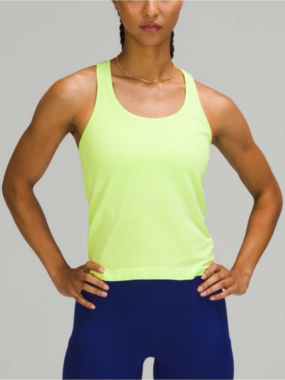 Lululemon Swiftly Tech Racerback 2.0 Sz 12 *Race Length In Neo Mint / Neo Mint